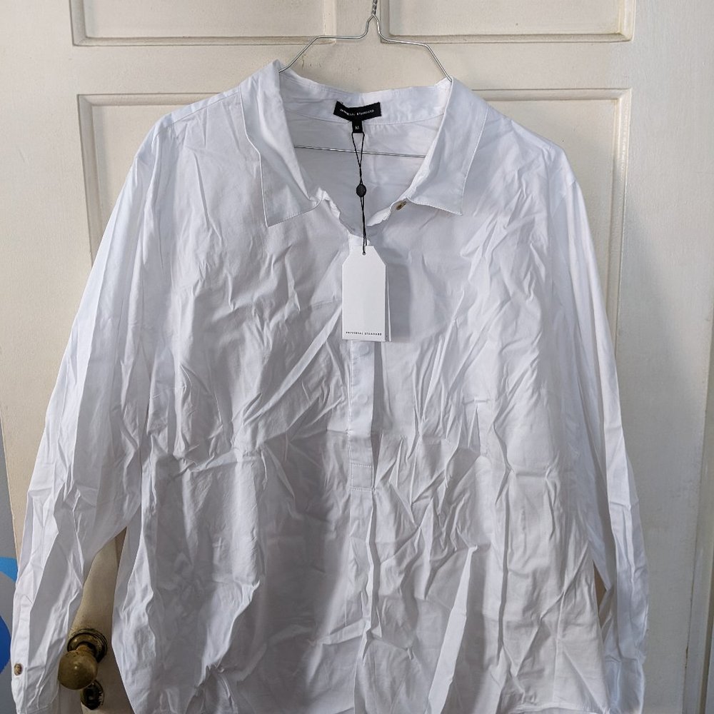 White Elbe Medium Universal Standard Shirt
